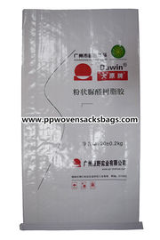ประเทศจีน White BOPP Laminated PP Woven Bags for 20kgs Resin Adhesive Packing ผู้ผลิต